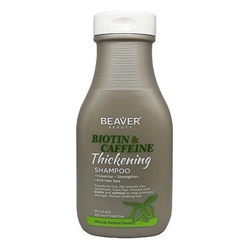 Шампунь против выпадения волос с биотином и кофеином Beaver professional Biotin & Caffeine Thickening Shampoo 350 мл