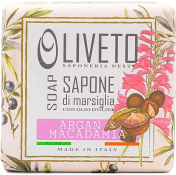 Мыло Аргана и макадамия Nesti Dante Oliveto Argan & Macadamia
