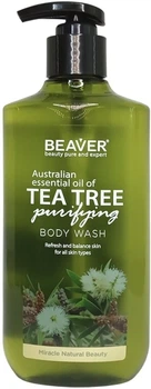 Гель для душу з олією Чайного дерева Beaver professional Australian Tea Tree Body Wash 400 мл