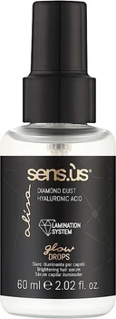 Сыворотка для блеска тусклых волос Sensus Alisa Glow Drops Brightening Serum 60 мл