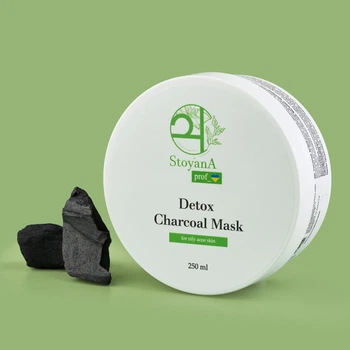 Маска угольная Детокс StoyanA DETOX charcoal mask 250 мл