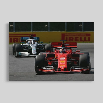 Интерьерная картина Формула-1, Феррари, Formula One, F1, Ferrari, 28×42 см (id4512)