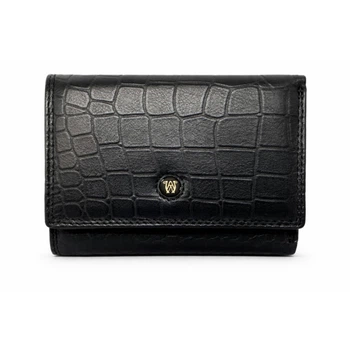 Жіночий шкіряний гаманець Wanlima w62043790015A1 Black