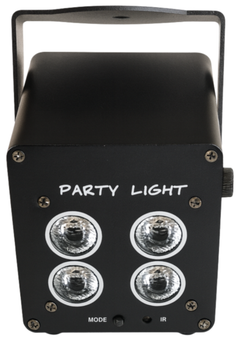 Reflektor sceniczny Light4Me Accu Par RGBWA-UV LED Akumulatorowy (5908249834422)