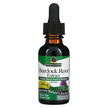 Екстракт кореня лопуха без спирту Natures Answer (Burdock root extract) 1350 мг 30 мл NTA00584