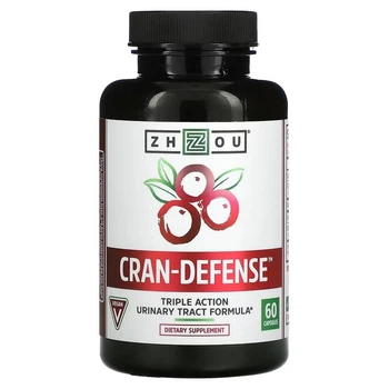 Д-Манноза з журавлиною Zhou Nutrition Cran-Defense) 60 капсул ZHO00608