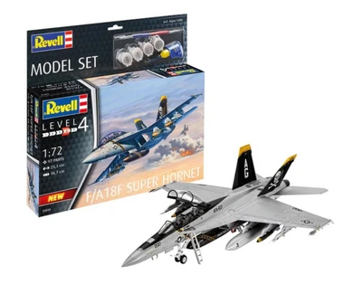 Збірна модель 1/72 літак F/A-18F Super Hornet Model Set Revell 63834