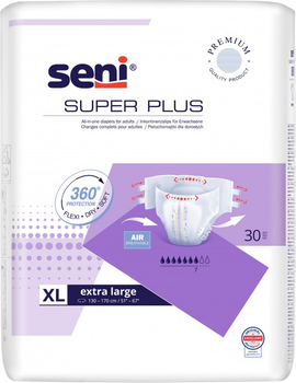 Pieluchomajtki dla dorosłych Seni Super Plus XL 30 szt (5900516803629)
