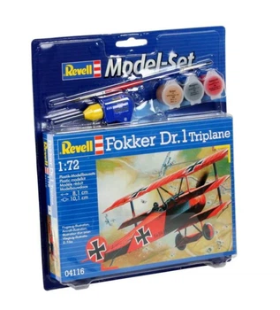 Стартовий набір 1:72 літака Fokker Dr.1 Revell 64116