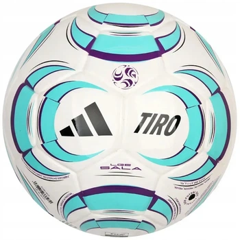 М'яч для футзалу Adidas Tiro League Sala розмір 4, біло-голубий