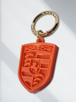 Брелок Porsche 4,5х5см 3D