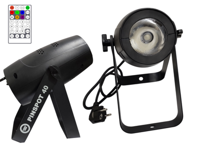 Reflektor sceniczny Light4Me Pinspot 40 RGBW (5908249833401)