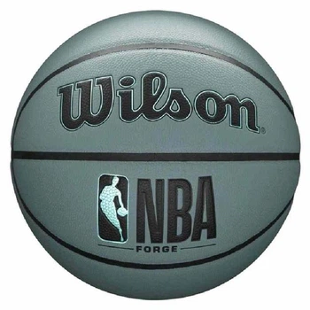 М'яч баскетбольний шкіряний Wilson NBA Forge Bskt Blue Grey WTB1300XBNBA7 (розмір 7)