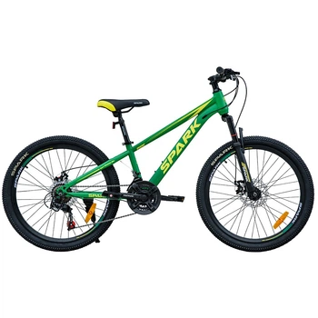 Велосипед SPARK RIDE 24`` ст12 ам диск зелёный (м)