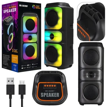 Акустическая портативная колонка Speaker MS-3629BT Black