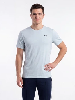 Футболка спортивна для тренувань довга чоловіча Puma Train All Day Foundations 52590897 L Fresh Water (4069162172396)