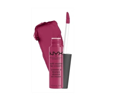 Рідка помада з матовим фінішем Nyx Soft Matte Lip Cream Prague SMLC18 ягідна фуксія 8 мл
