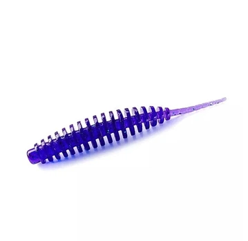 Силіконова приманка Fishup Tanta 3" (6pcs.), #060 - Dark Violet/Peacock & Silver,10120132