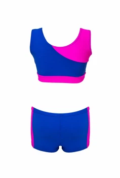 Костюм для танців Dance&Sport N331BC/N300BC біфлекс 2XL/134-140 Синій
