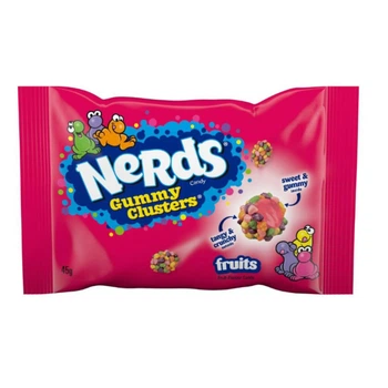 Желейные конфеты Nerds Gummy Cluster Fruits, 45 г