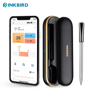 Термометр BBQ кухонний Inkbird INT-11P-B цифровий із Bluetooth бездротовий на 1 щуп