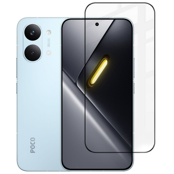 Защитное стекло Fiji Premium для Poco X8 Pro Max полная проклейка Anti-Static черный