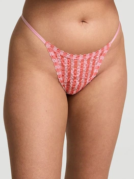 Трусики стринги женские Victoria's Secret 345311047 XL Розовые (1159858697)