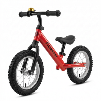 Беговел детский велобег SP-Sport Nimble 557 с звоночком и насосом Red-Black (от 1,5 лет)