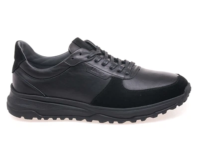 Кросівки чоловічі IKOS 571-1/BLACK LTHR 44 Чорний