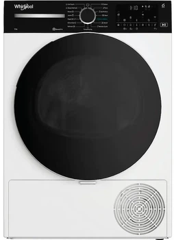 Сушильный автомат Whirlpool Конденсационный 9 кг Нержавеющая сталь 59,8х84,6х67,4 см Белый (684729)