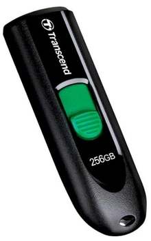 Флешка Transcend USB 3.2 Type-C 256 ГБ Пластик Черная (682083)