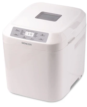 Хлібопічка Sencor 550 Вт 900 г Білий 10 програм з дисплеєм (679879)