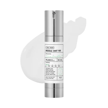 Сироватка для обличчя з мікроголками VT Cosmetics Reedle Shot 100 50 мл вирівнювання текстури, звуження пор та ефект glass skin