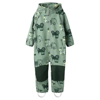 Комбінезон Name it Softshell Benjamin, колір зелений, розмір 98 (261.13237076.CGRE)