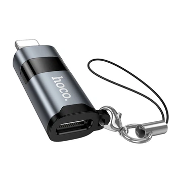 Перехідник OTG HOCO UA44 Lightning (тато) → Type-C (мама) - адаптер для iPhone та USB-C пристроїв Без бренду