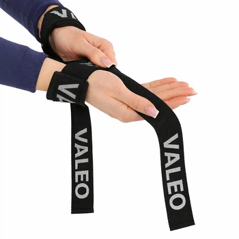 Лямки для становой тяги Valeo 9295 комплектация 2шт Black