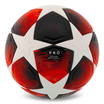 М'яч футбольний Champions League розмір №5 Pro Official Match Ball SP-Sport 7589 Red-Black