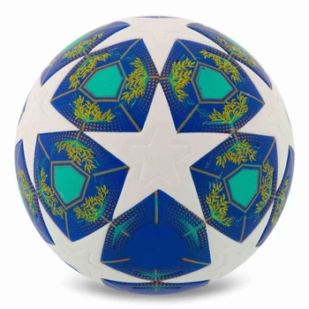 Мяч футбольный Champions League размер №5 Stars Match Ball SP-Sport 7587 White-Blue