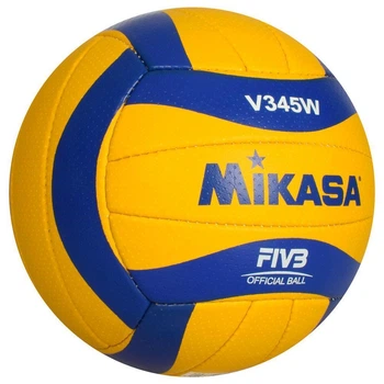 Мяч волейбольный Mikasa V345W размер №5 для игры в зале (Indoor) Yellow-Blue