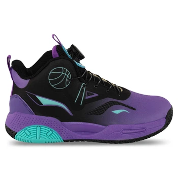 Кроссовки баскетбольные детские SP-Sport Kid's Edition 5535-1 размер 36 Black-Purple-Mint