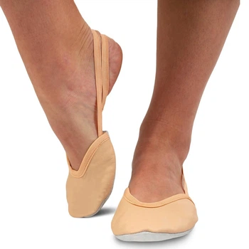 Получешки кожаные полупальцы для гимнастики SP-Sport 5374 размер 31-32 Beige