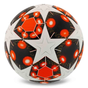 М'яч футбольний Champions League №5 Stars Match Ball SP-Sport 7590 Red-Black-White