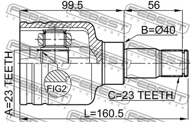 ШРУС FORD C-MAX (DM2) / FORD FOCUS (DAW, DBW) / FORD FOCUS C-MAX (DM2) 1998-2013 г.