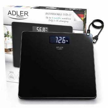 Весы напольные Adler AD 8194 black