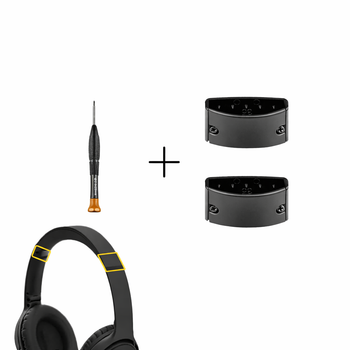 Ремкомплект крепления оголовья для Bose QC35 QC35 II QC45 QC SE клипсы + винты + отвертка