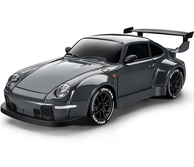 Машинка для дрифта на радіокеруванні Porsche S814 1:24 4WD з LED-ліхтарями (Темно-сірий)