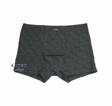 Черные мужские трусы шорты с мелким рисунком Colour style TASO 5792 3XL