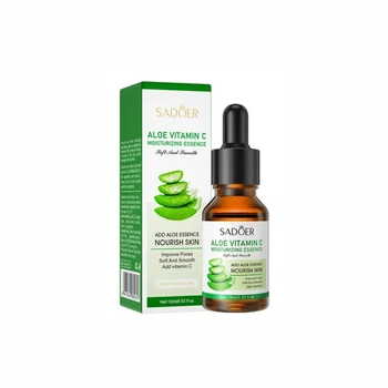 Сироватка для обличчя з екстрактом алое вера Sadoer Aloe Vitamin C Moisturizing Essence, 15 мл