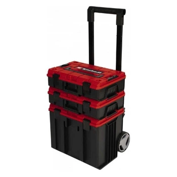 Ящик для інструментів Einhell E-Case Tower, 1 кейс S-F, 1 кейс S-F з вкладишем Grid Foam Set, 1 кейс L з колесами (4540015) EINHELL 4540015 1041033