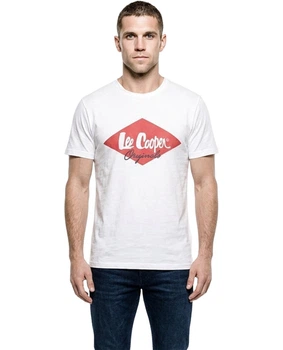 Футболка мужская Lee Cooper Logo Fill 59711201.1 L белая (1597112014301)